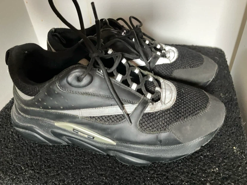 Dior B22 Sneakers -Black and Silver - photo 5
