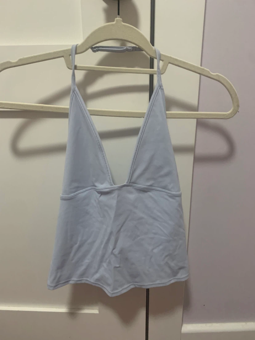 Garage Light Blue Halter Top