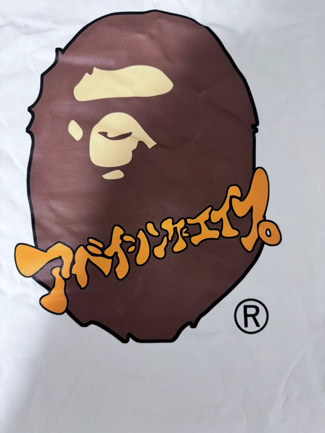 Bape Katakana Ape Head Tee (WHITE) - photo 2