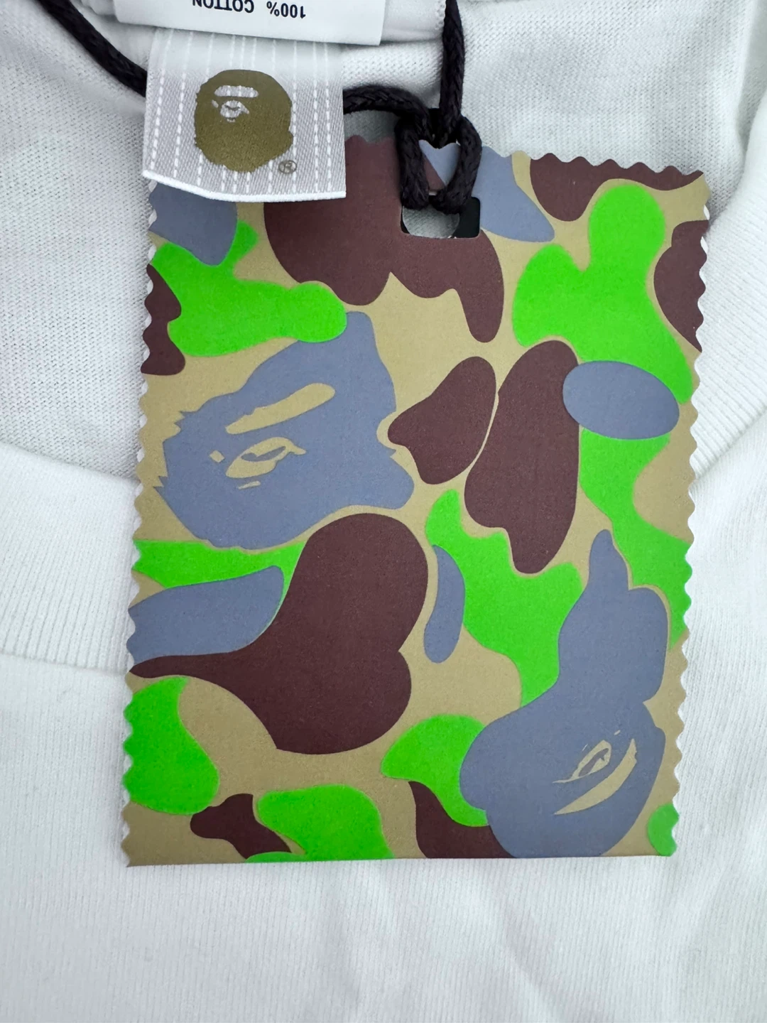 Bape Katakana Ape Head Tee (WHITE) - photo 4