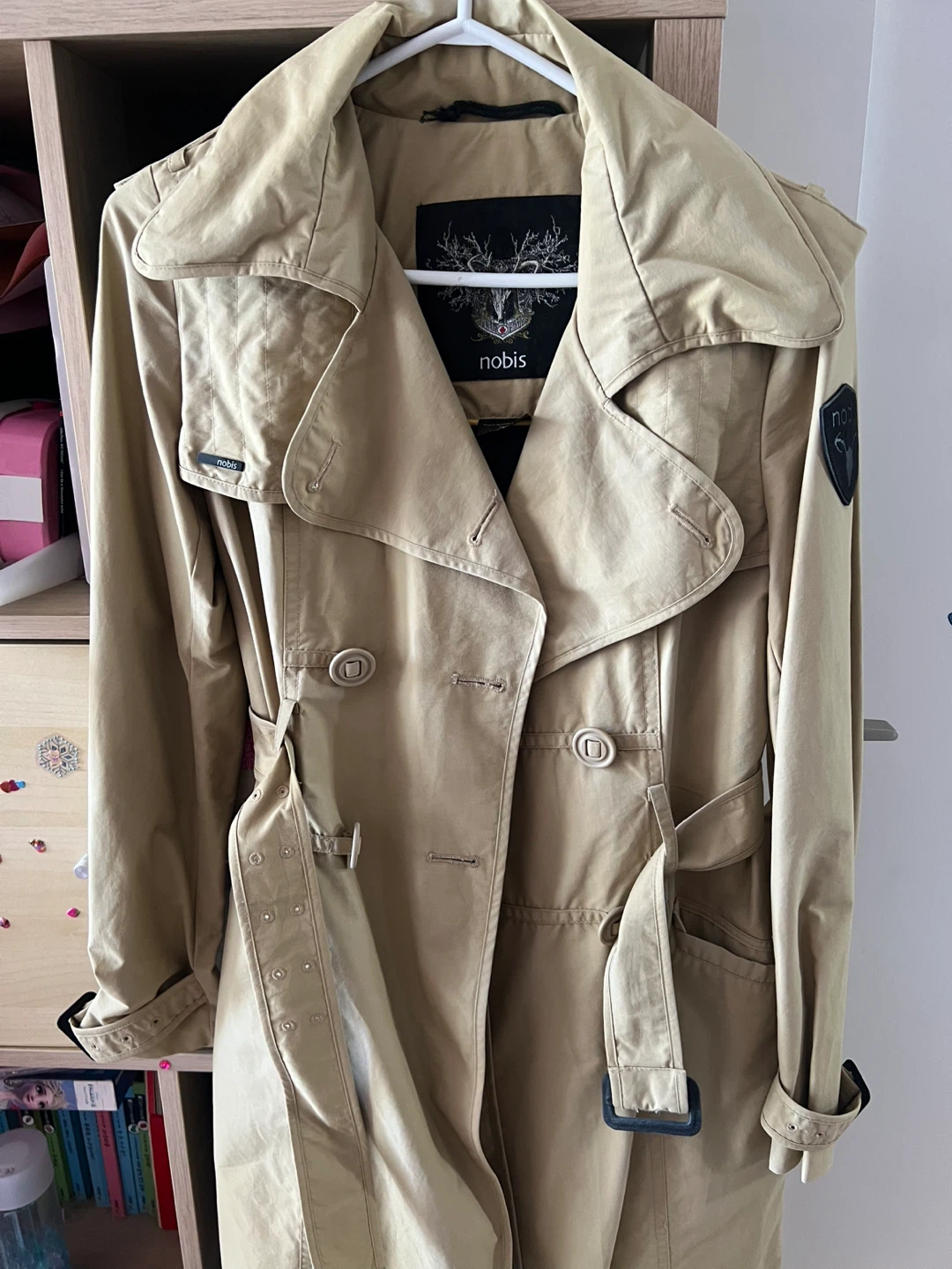 Nobis Trench Coat Beige XS