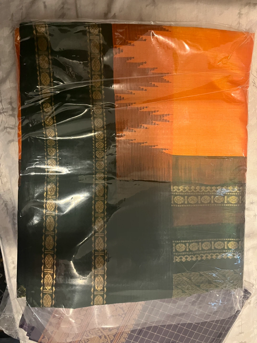 Silk cotton saree Handloom - photo 3