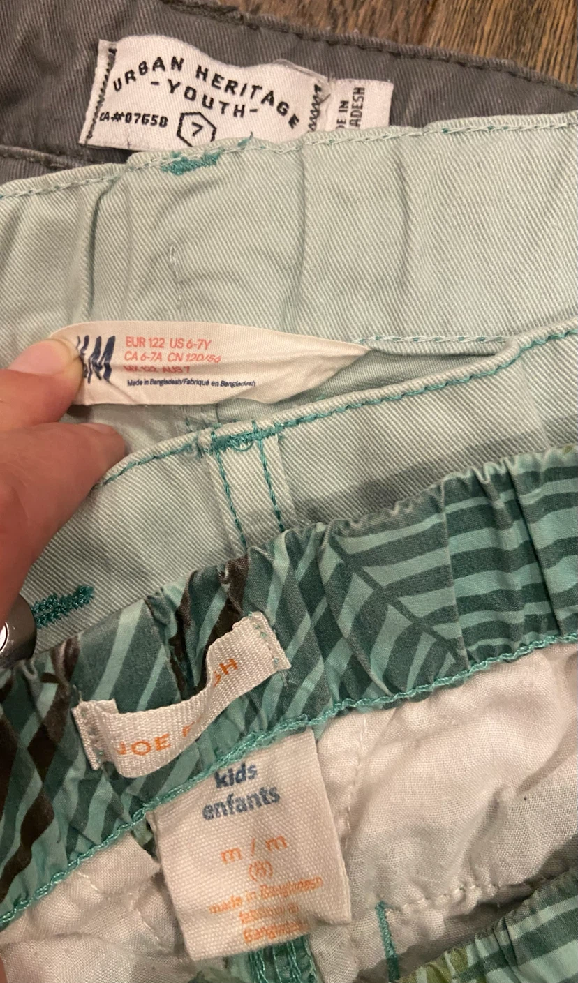 EUC: H&M, Joe Fresh, &  Urban Heritage Shorts Bundle Size 6-7 - photo 3