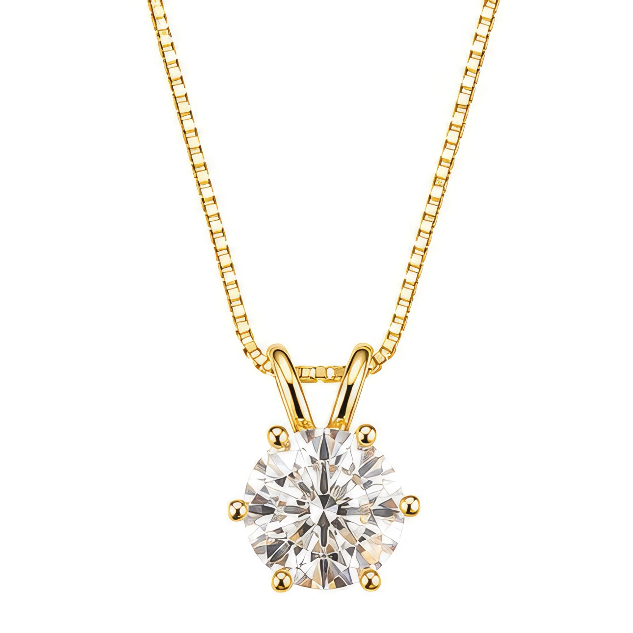 Women’s Gold Plated Necklace 925 Sterling Silver - photo 2
