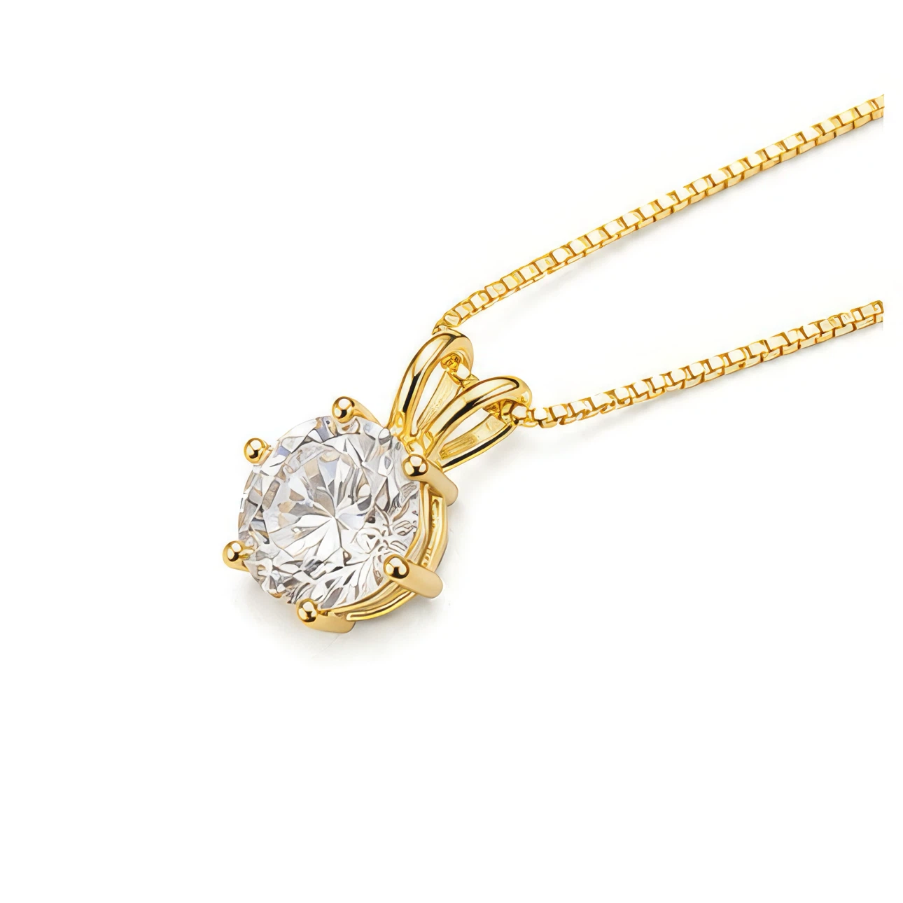 Women’s Gold Plated Necklace 925 Sterling Silver - photo 3
