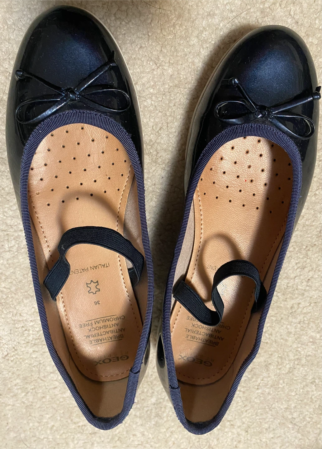 Geox Navy Ballet Flats Size 36