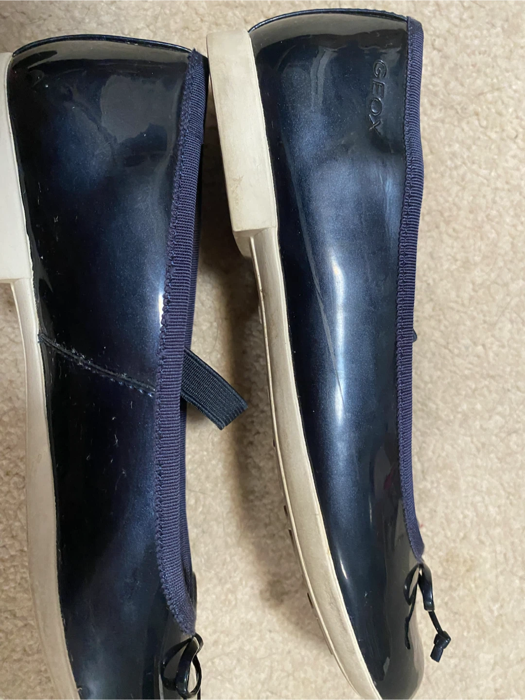 Geox Navy Ballet Flats Size 36 - photo 2