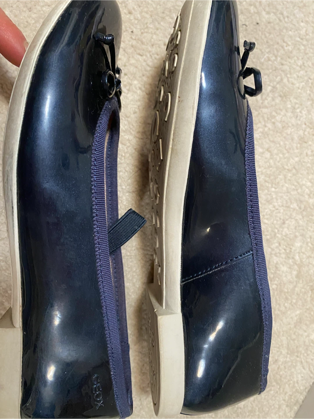 Geox Navy Ballet Flats Size 36 - photo 3