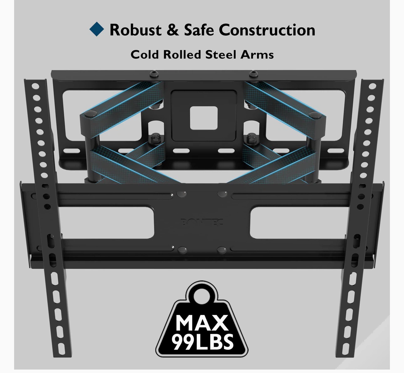BONTEC Full Motion TV Wall Mount - photo 3