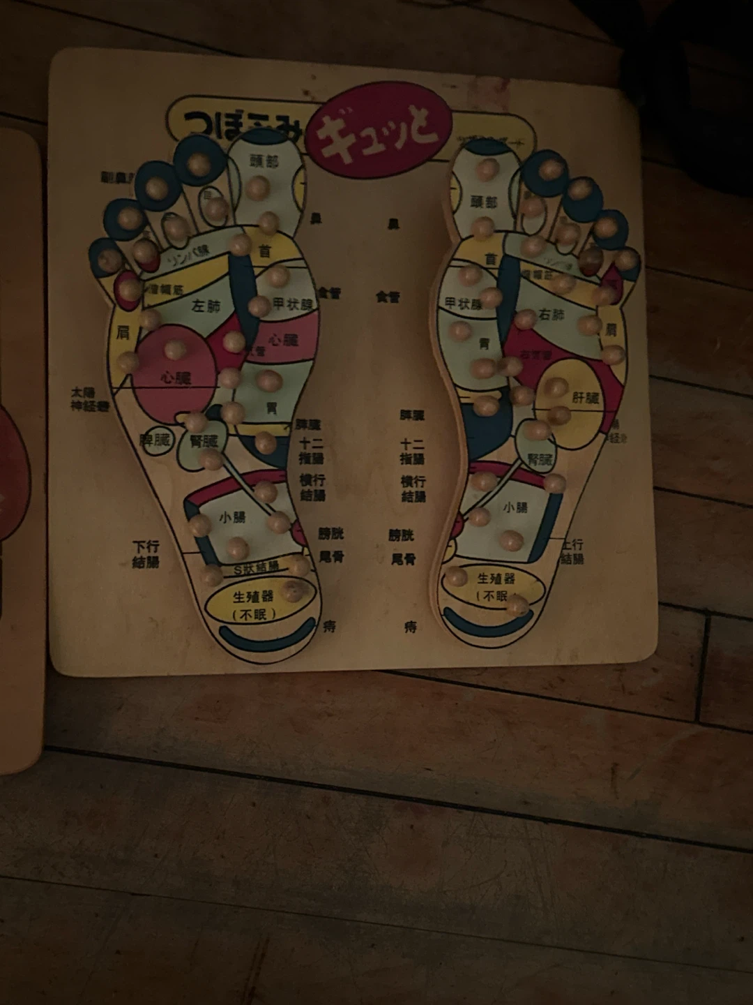 Acupressure Foot Reflexology Chart Board