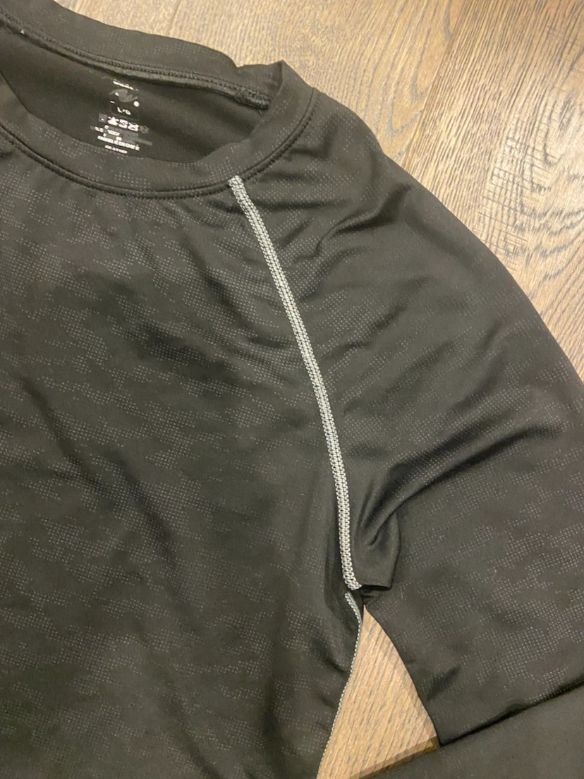 Boys Athletic Works Long Sleeve Raglan Performance Shirt Kids L - photo 2