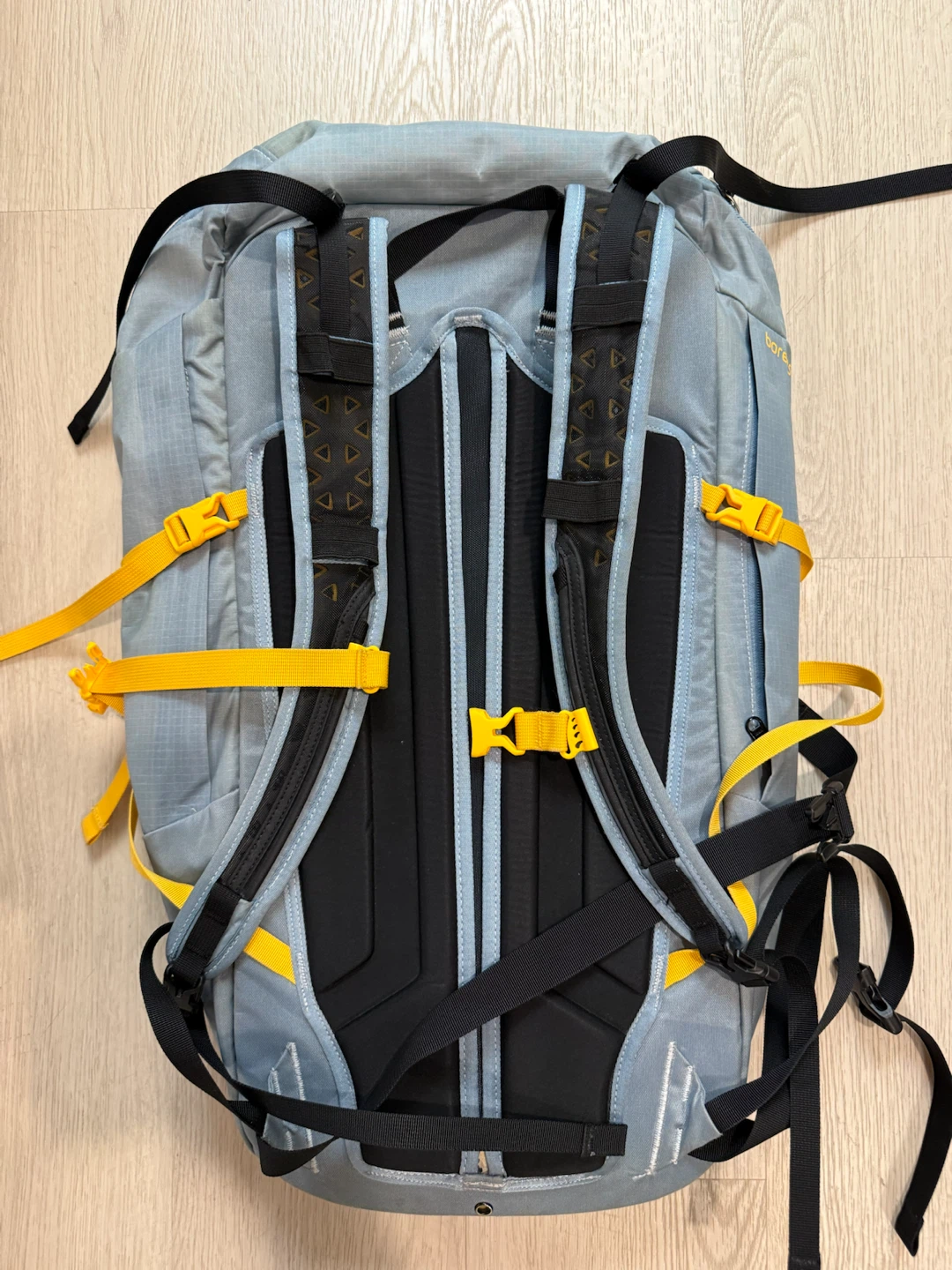 Boreas Backpack 35L Waterproof Grey and Yellow - photo 2