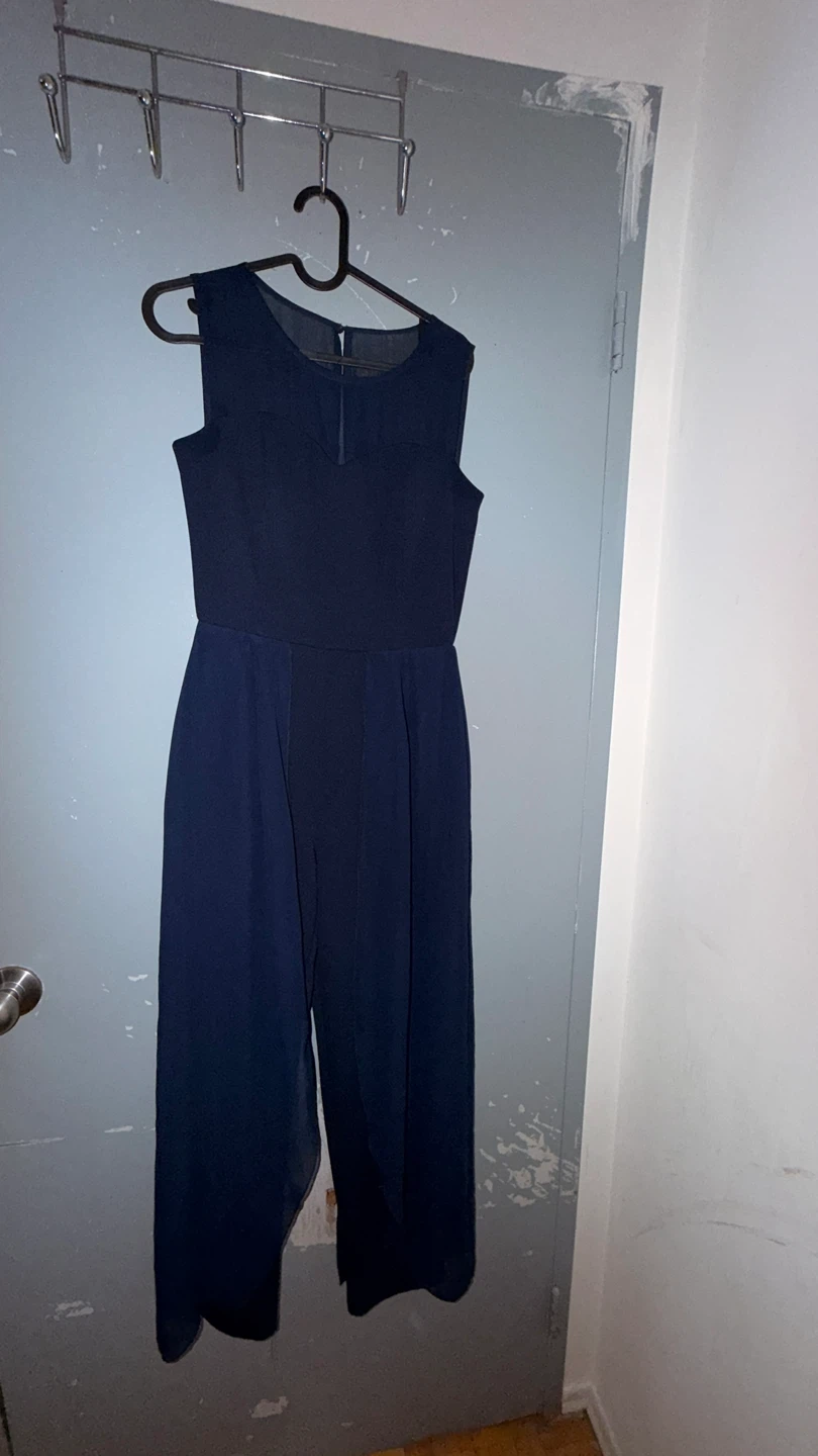 Navy Blue Jumpsuit
