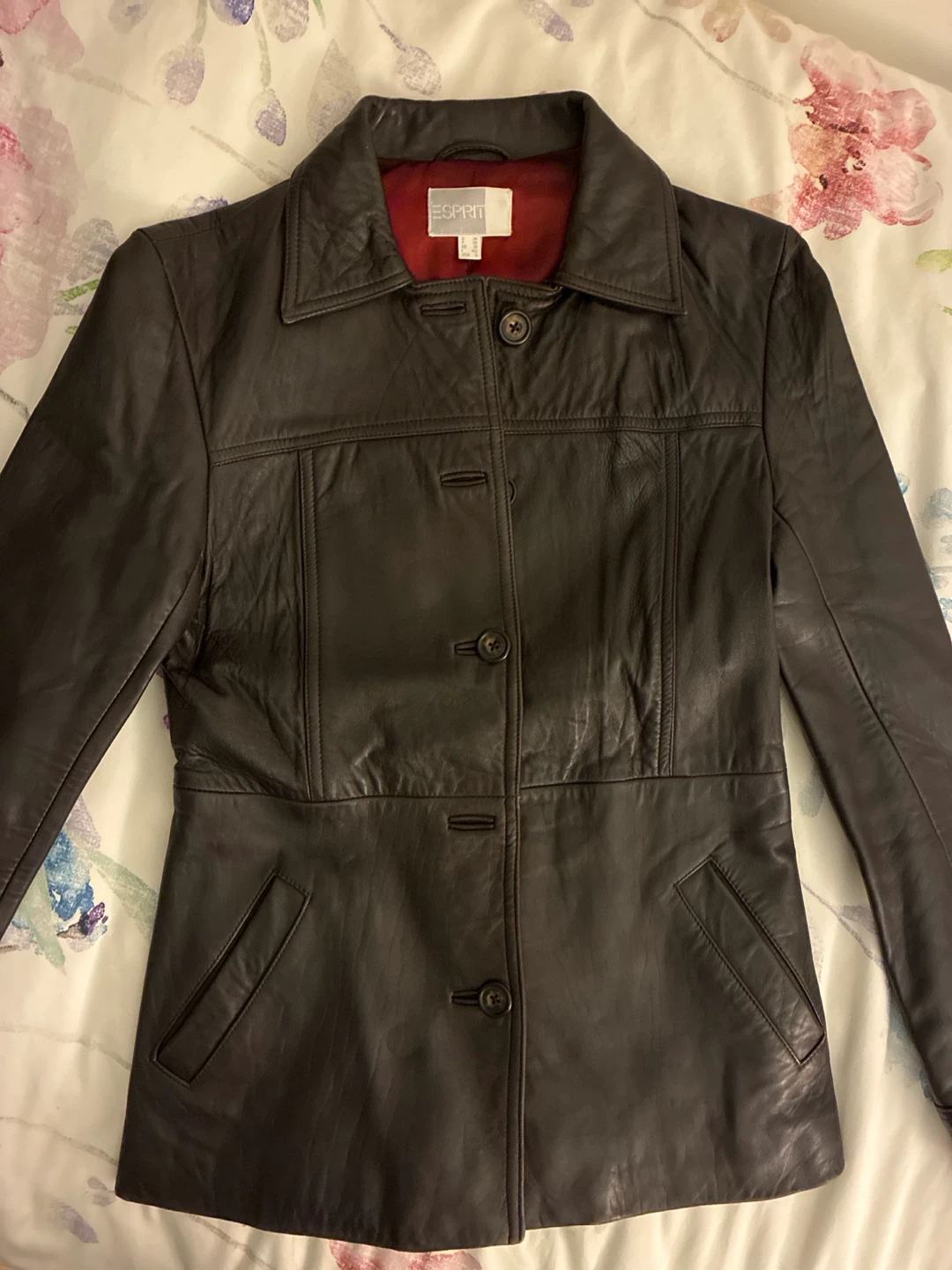 Esprit Brown Leather Jacket