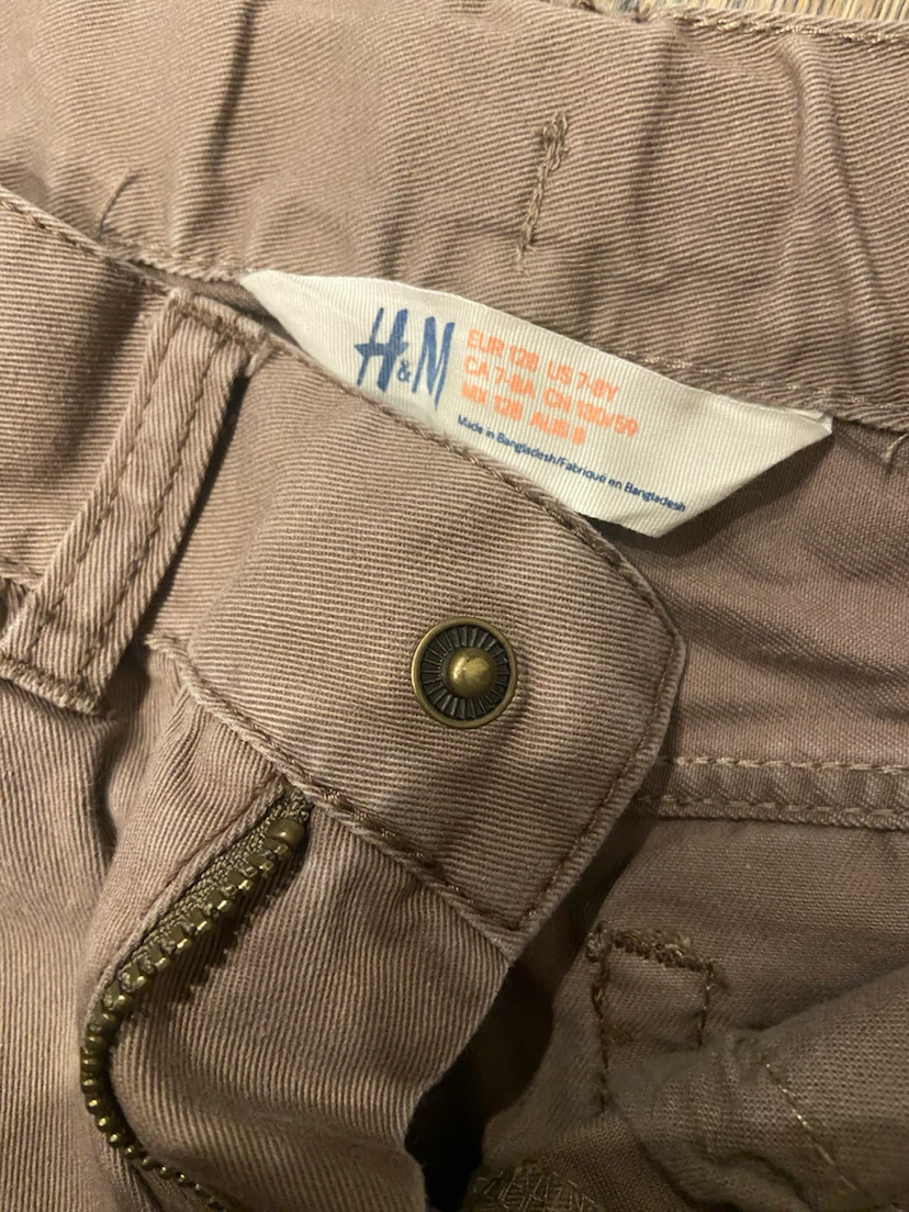 H&M Boys Cotton Tan Chino Pants 7-8Y - photo 5