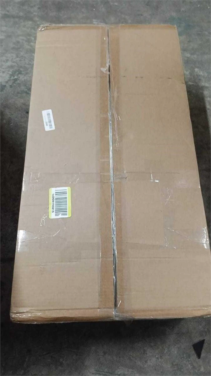 Black Storage Cabinet with Fluted Doors (Brand New in Box) - photo 3