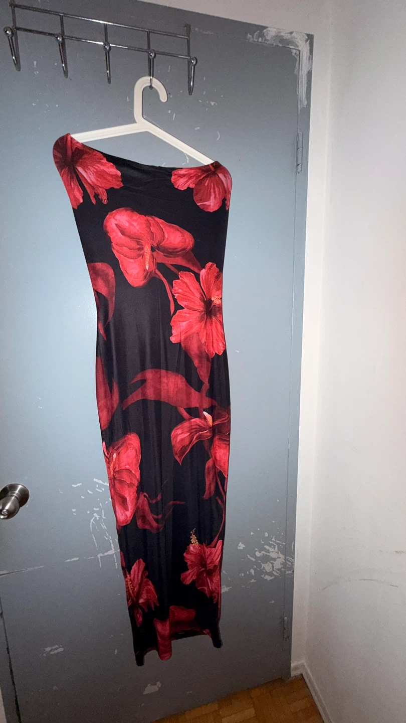 Floral Print Midi Dress