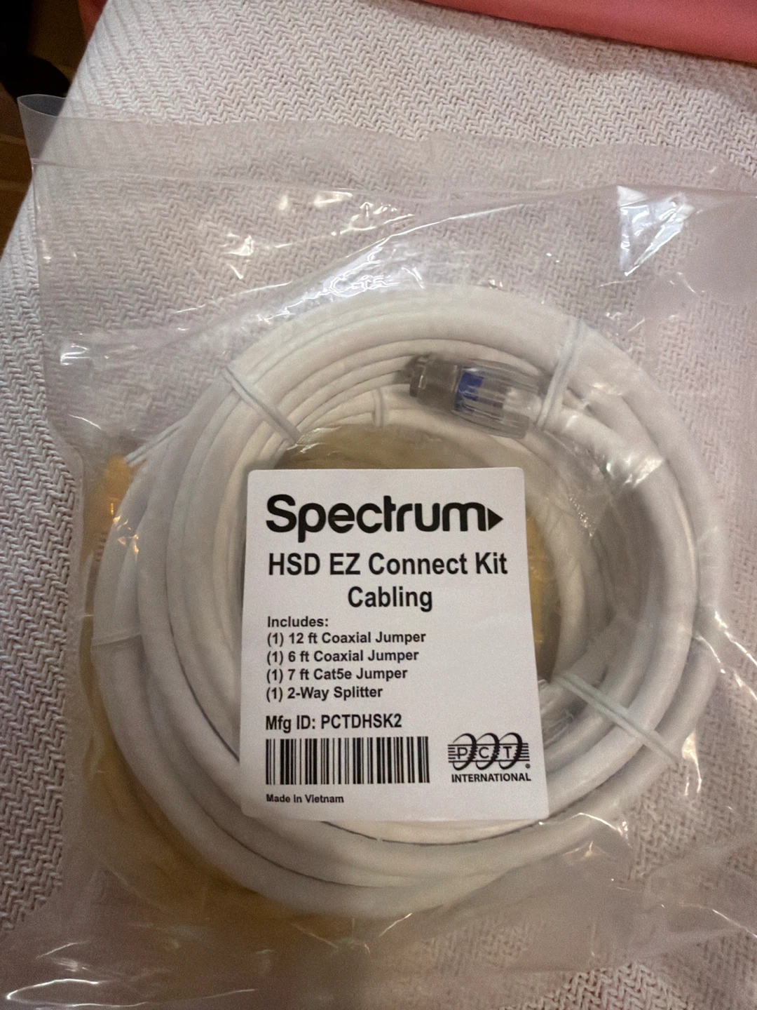 Spectrum HSD EZ Connect Kit Cabling