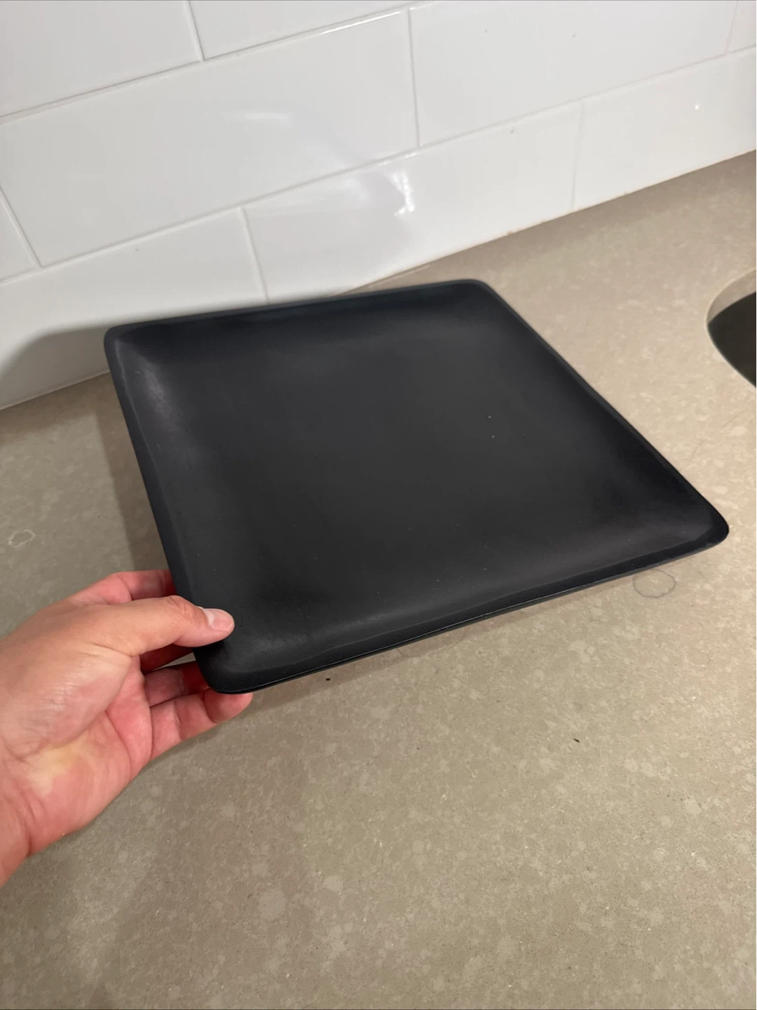 Ebony Trays. West Elm Espresso Serving.  12”- 12” Vintage - photo 2