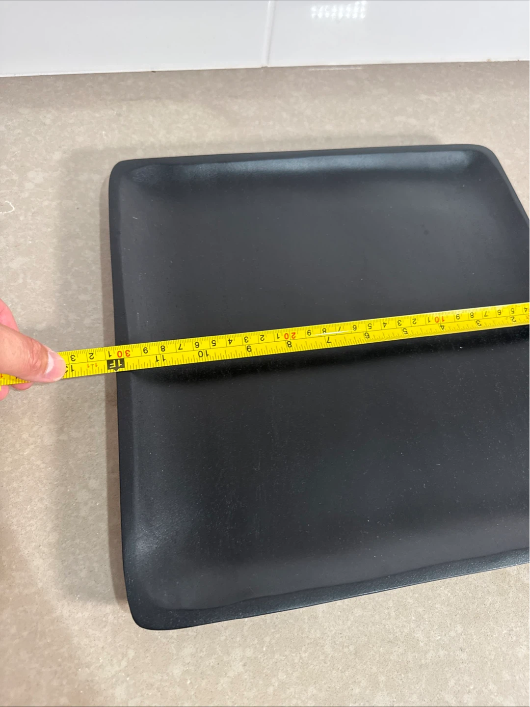 Ebony Trays. West Elm Espresso Serving.  12”- 12” Vintage - photo 5