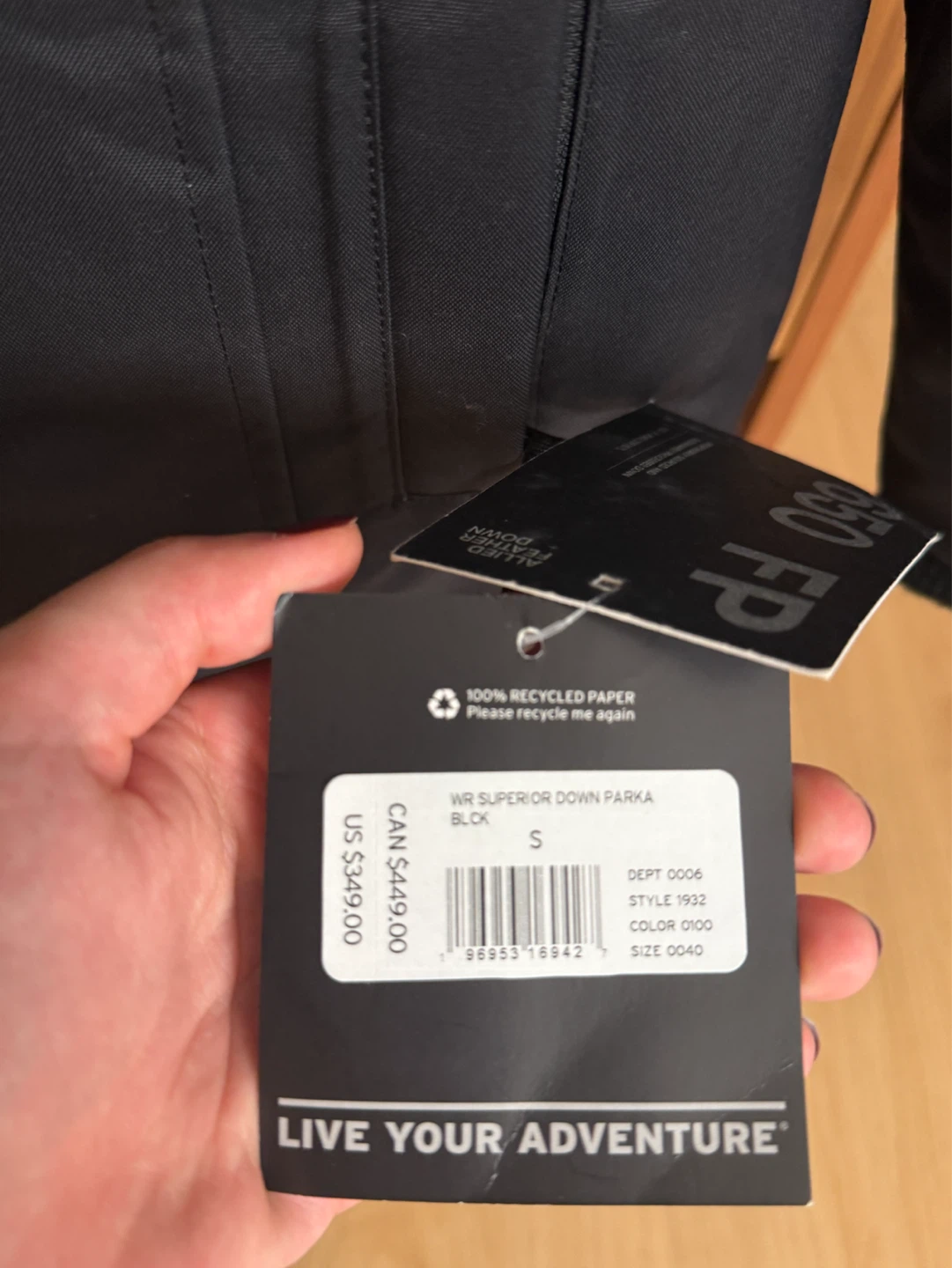 NEW Eddie Bauer Superior Down Parka–NWT Originally $449- - photo 3