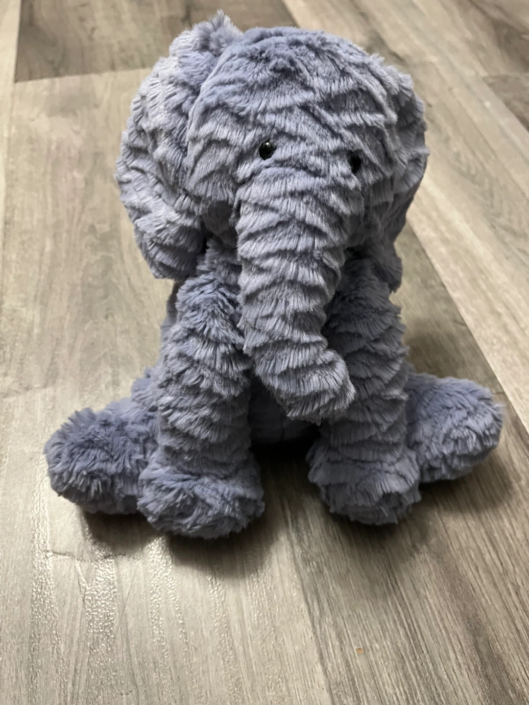 Jellycat Little Snowman Plush Toy and blue elephant - photo 4