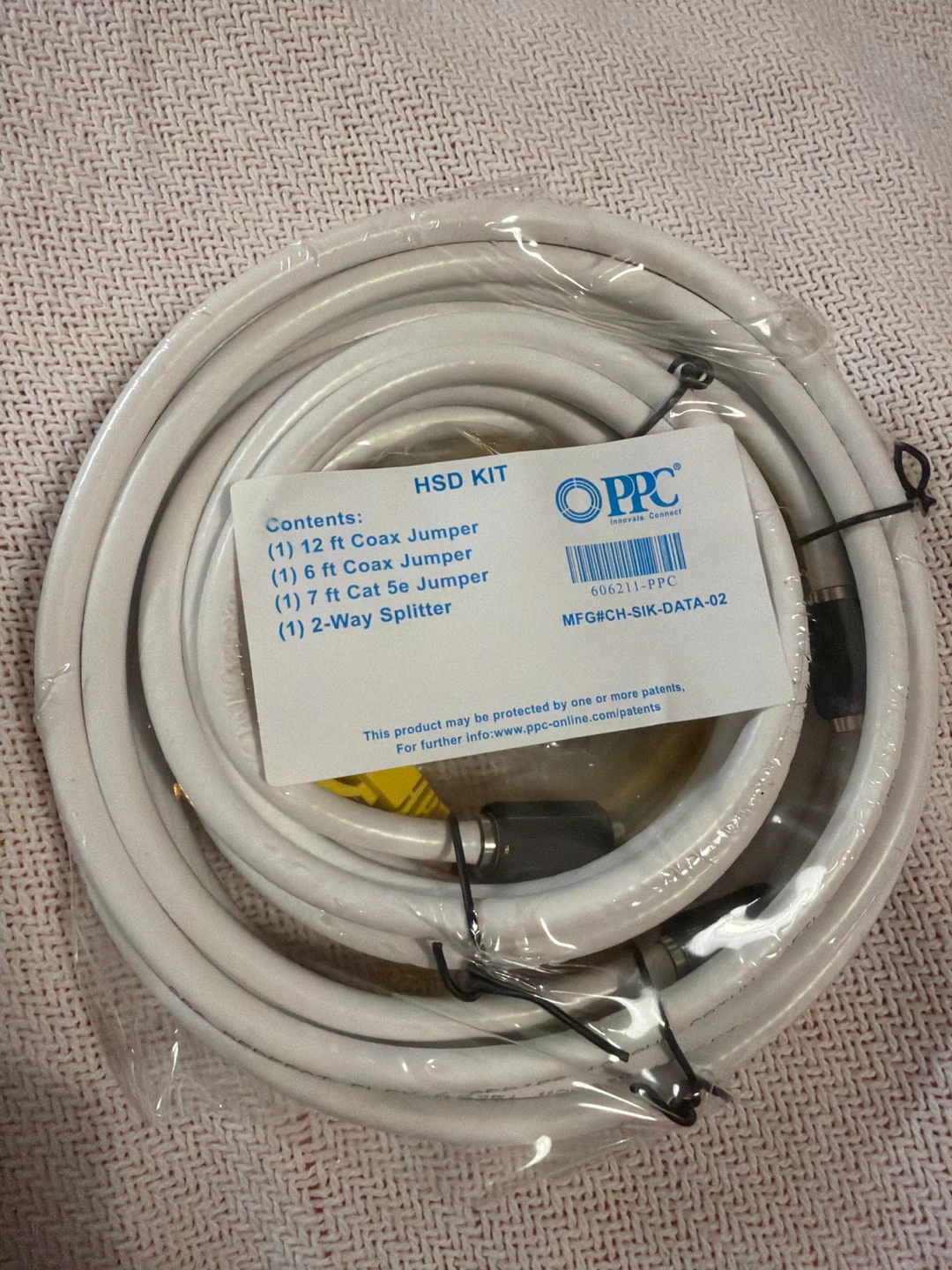 PPC HSD KIT Coax Jumper and Cat 5e Jumper Set