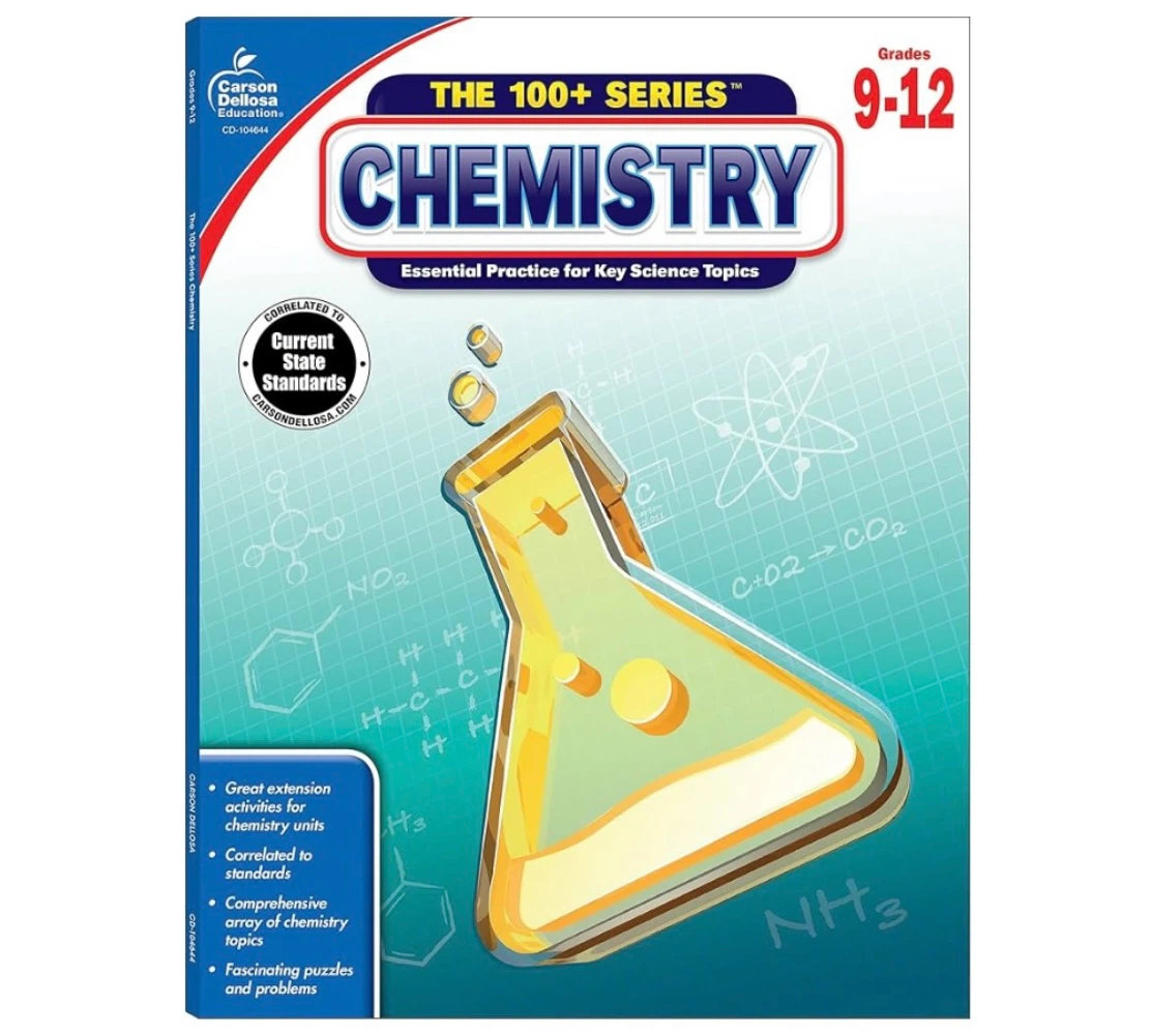 Carson Dellosa Chemistry The 100+ Series Workbook Grades 9-12