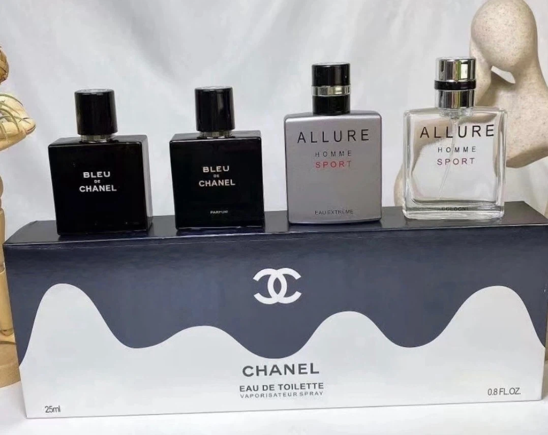 Chanel Men's Fragrance Set of 4