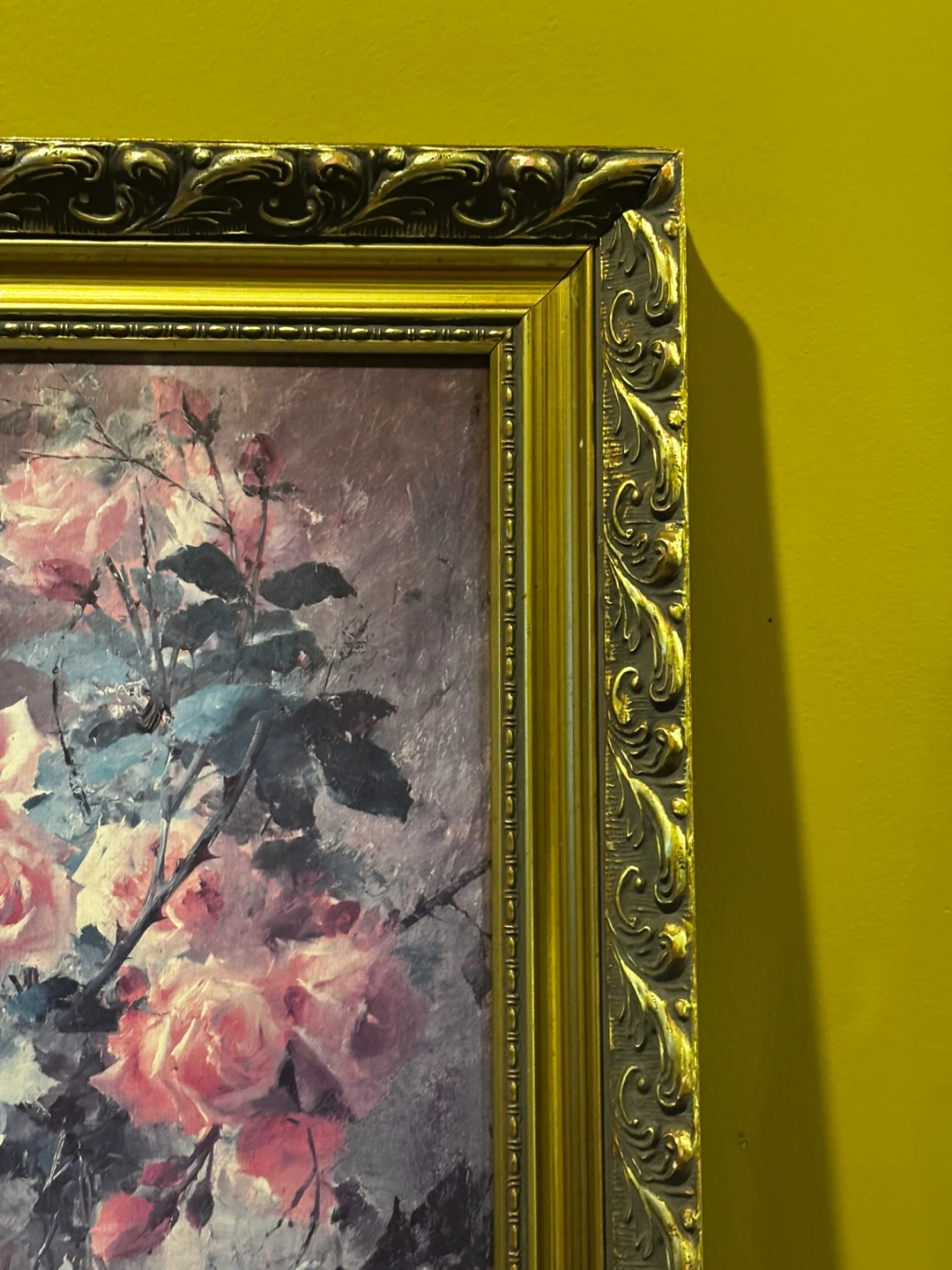 Framed Floral Still Life Painting - photo 4