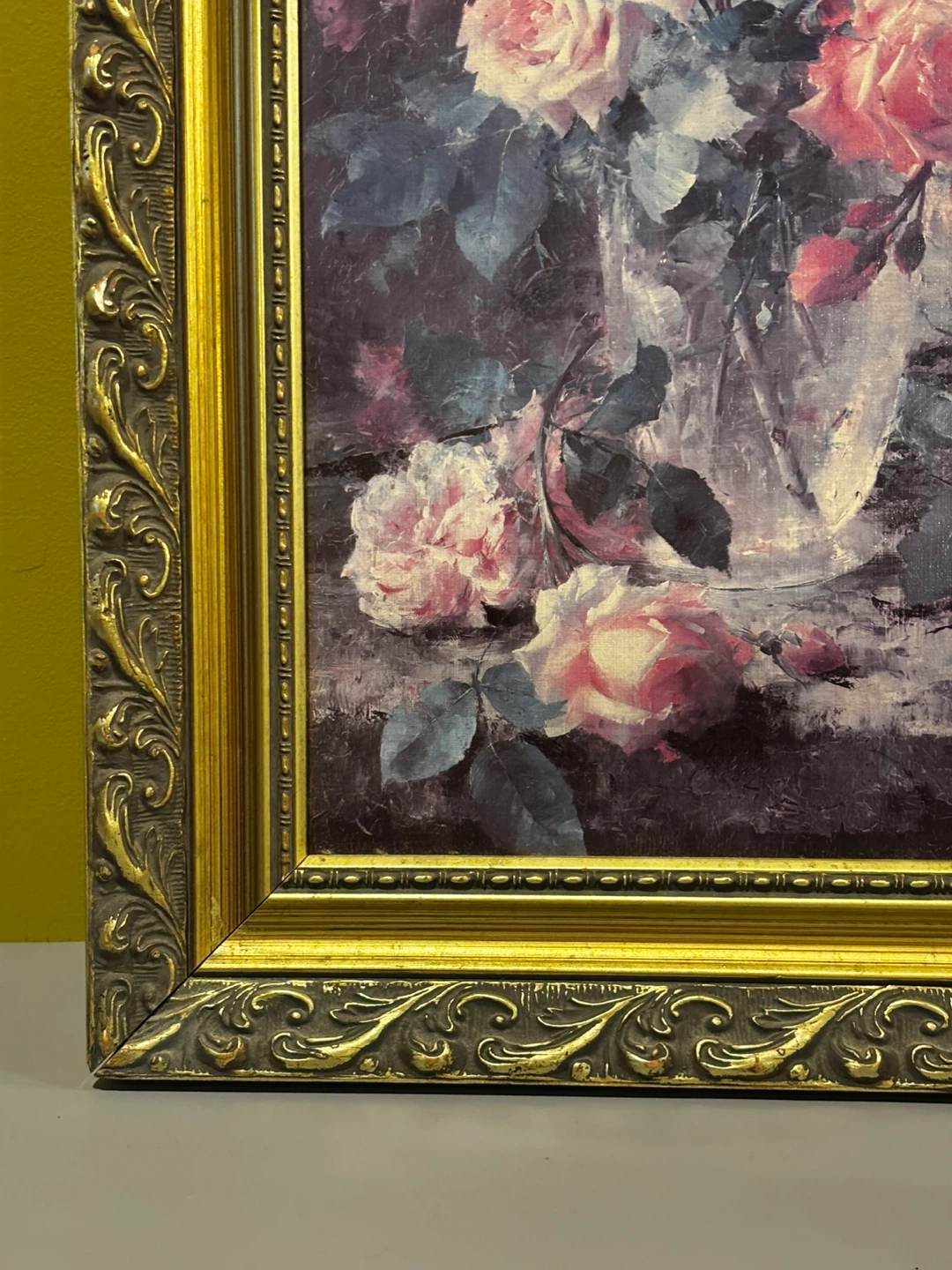 Framed Floral Still Life Painting - photo 5