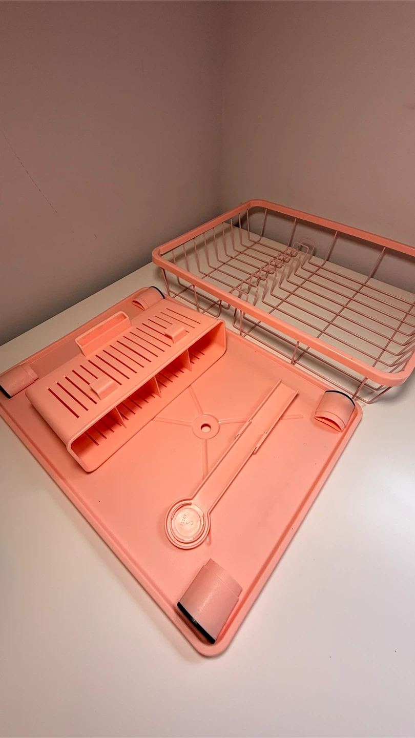 Pink Dish Drying Rack - photo 2