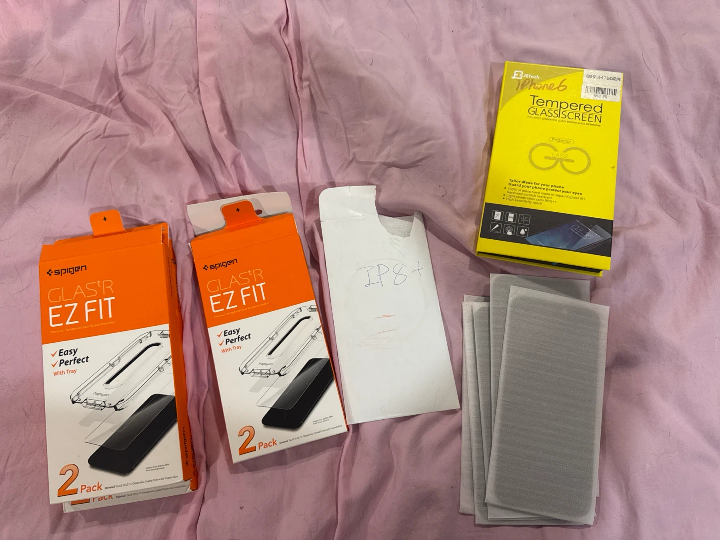 All new - assortment of old iPhone model screen protectors