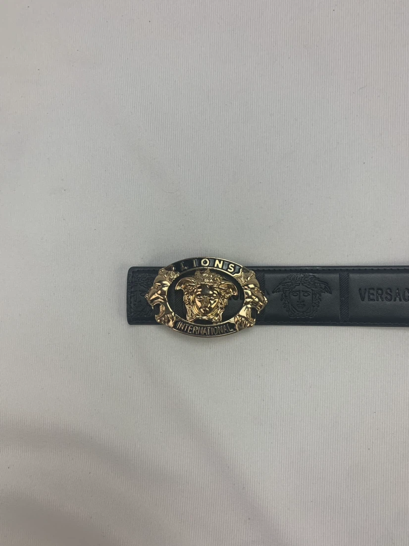 Versace Lions International Leather Belt - photo 3