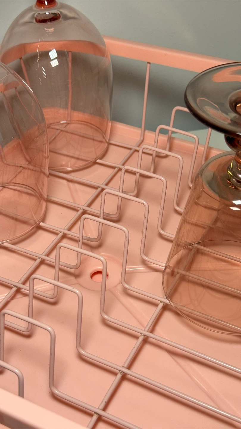 Pink Dish Drying Rack - photo 3