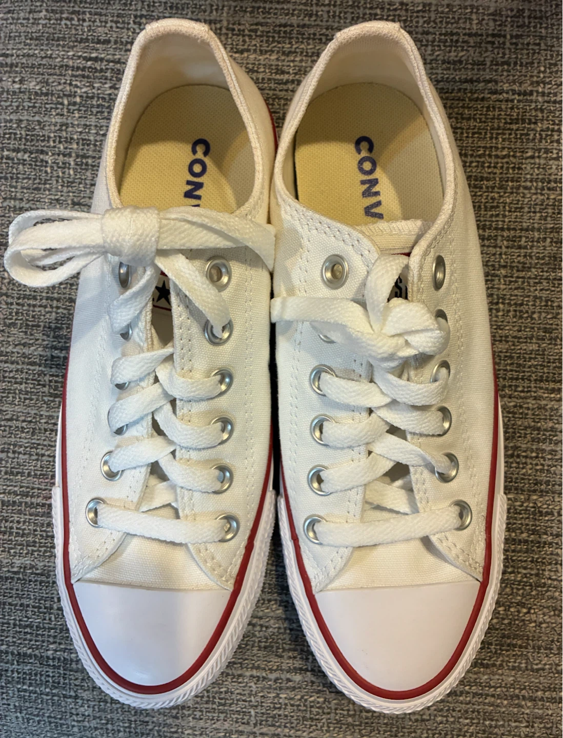 New Converse All Star White Canvas Shoes
