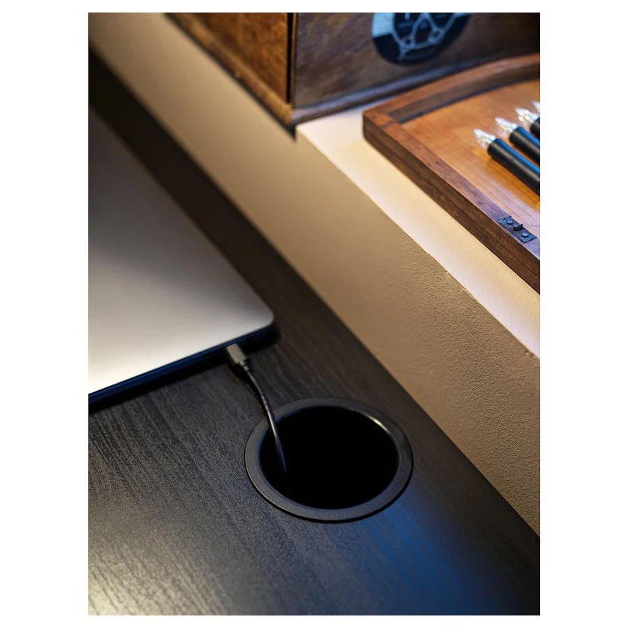 IKEA MICKE desk in black-brown - photo 5