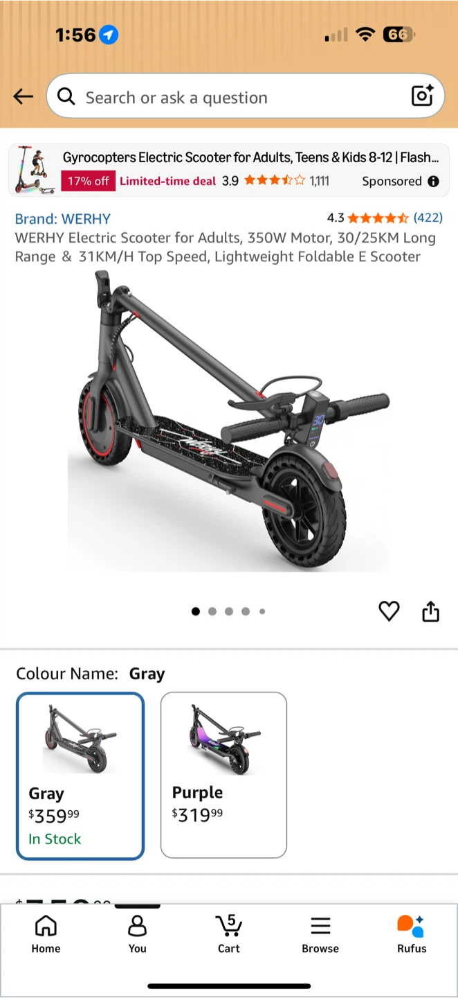 WERHY Electric Scooter - photo 2