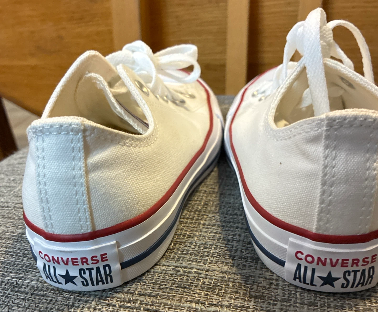 New Converse All Star White Canvas Shoes - photo 4