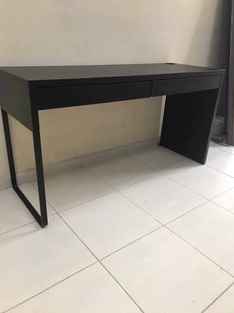 IKEA MICKE Desk, 55” Dark Brown