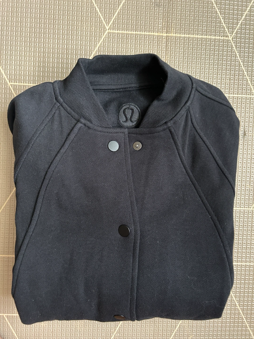 Lululemon Black Bomber sweater Jacket