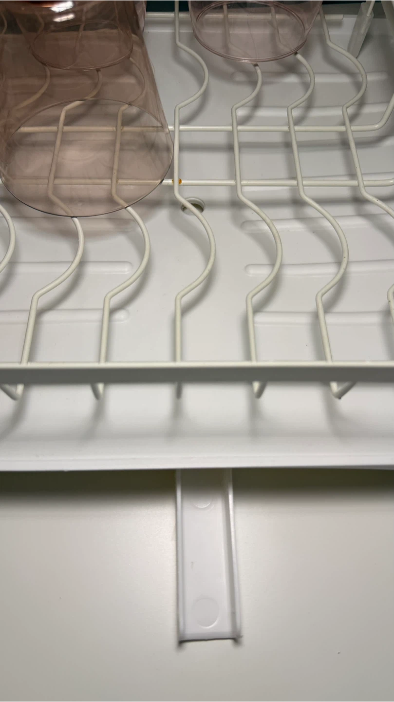 2-Tier White Dish Drying Rack with Drainboard - photo 4