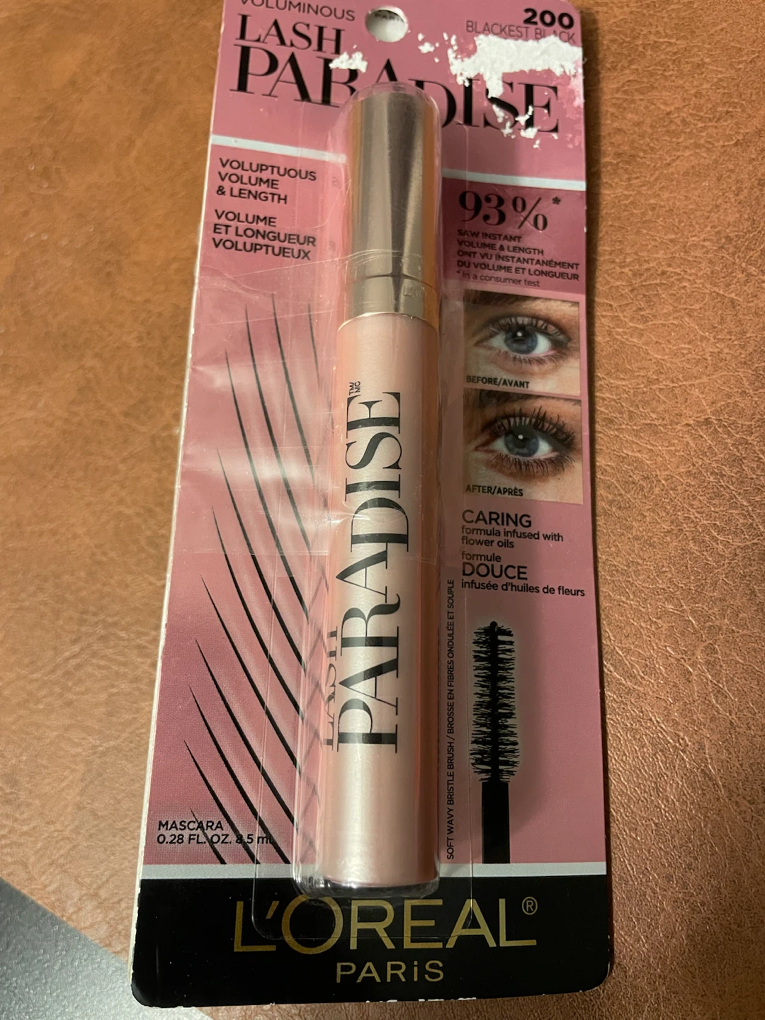 L'Oréal Voluminous Lash Paradise Mascara - Blackest Black