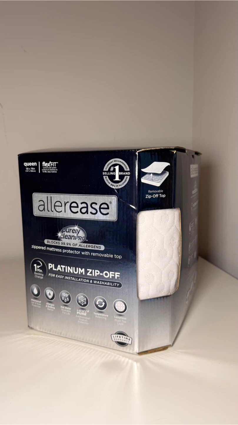 Allerease Purely Clean Pro Queen Mattress Protector