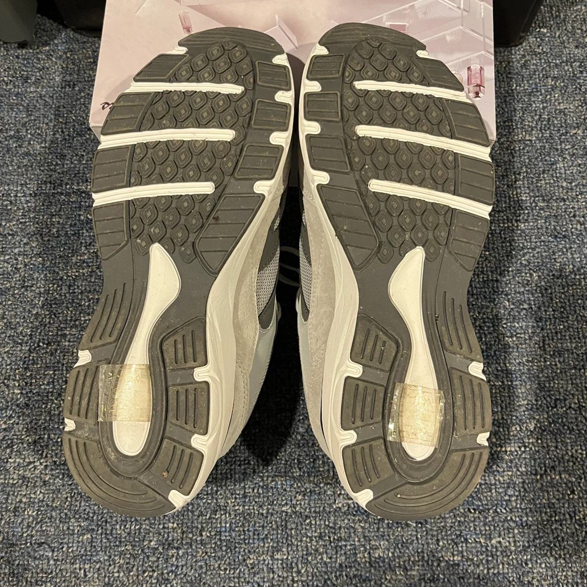 Men’s Grey & White Mesh Sneakers - photo 4