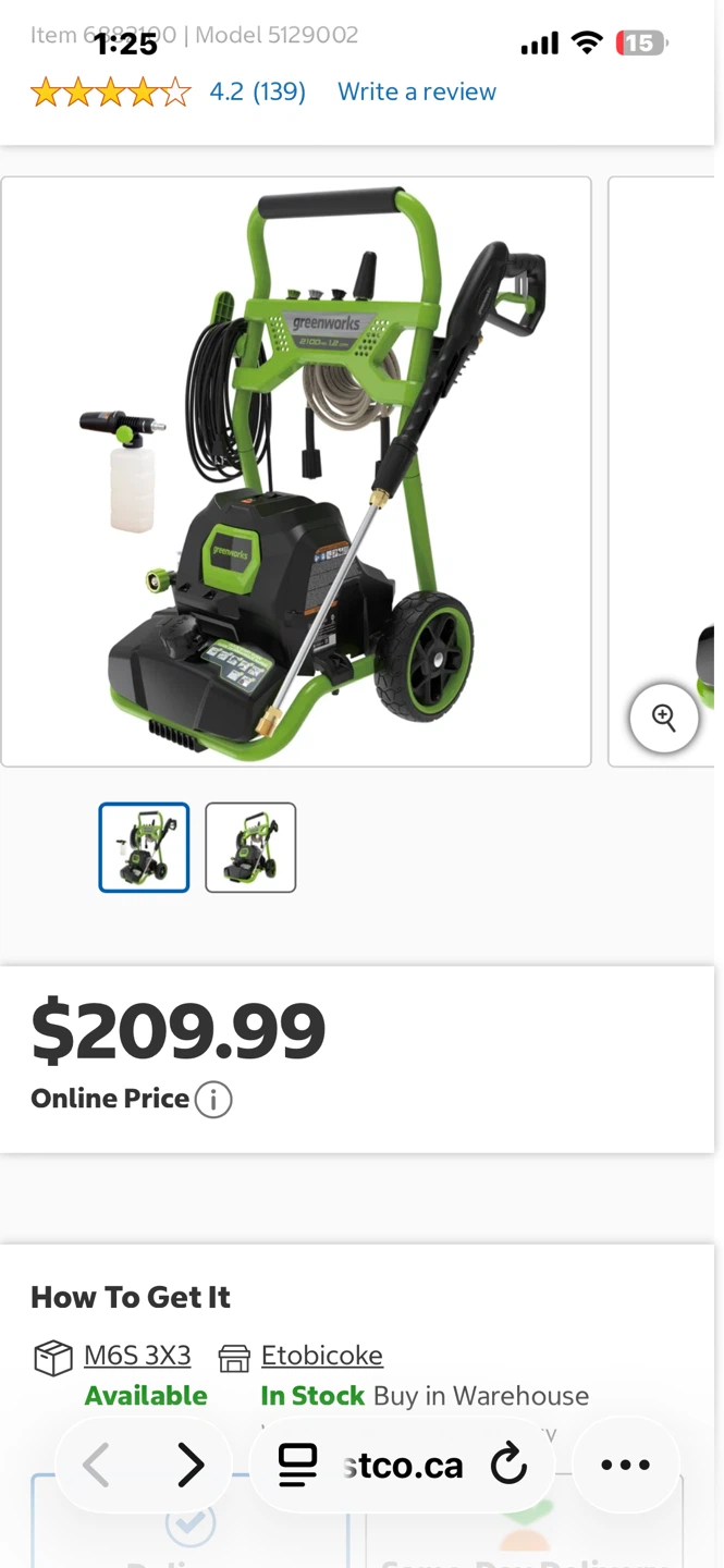Electric pressure washer