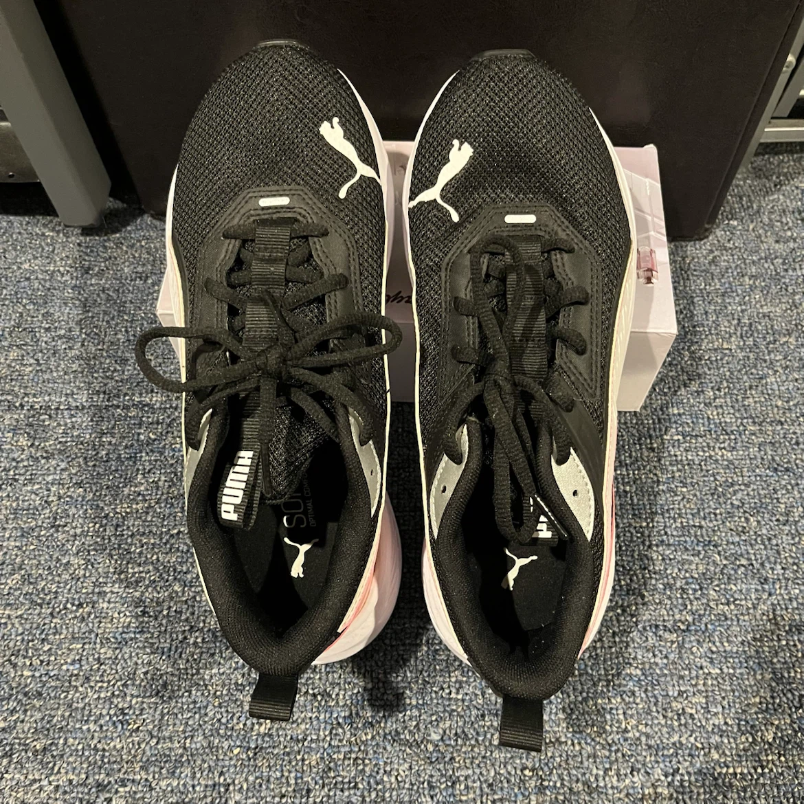 Kids Puma Athletic Sneakers with Pink Accents - photo 2