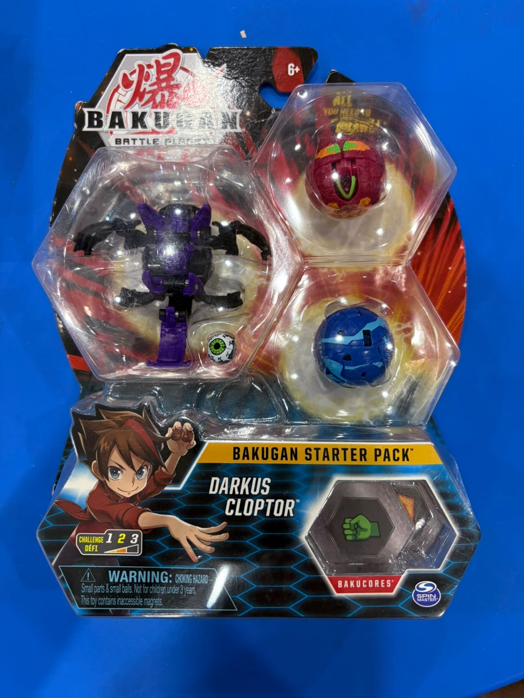 Bakugan Battle Planet Starter Pack - Darkus Cloptor