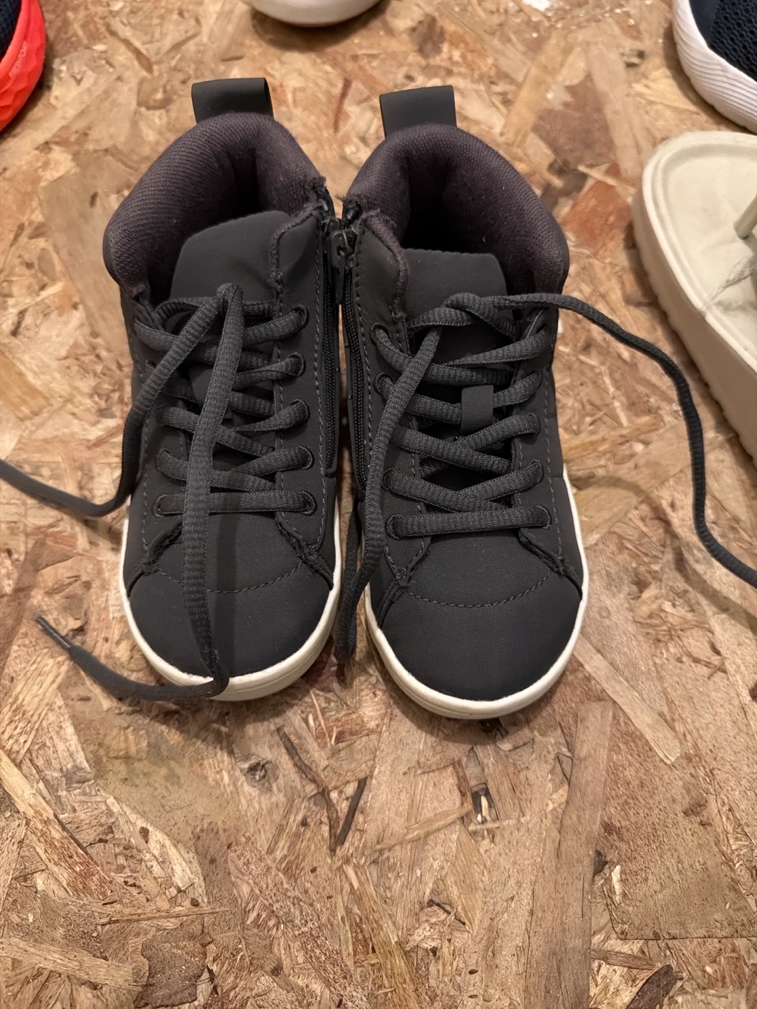 ZARA Kids' High-Top Sneakers - Grey Size 26