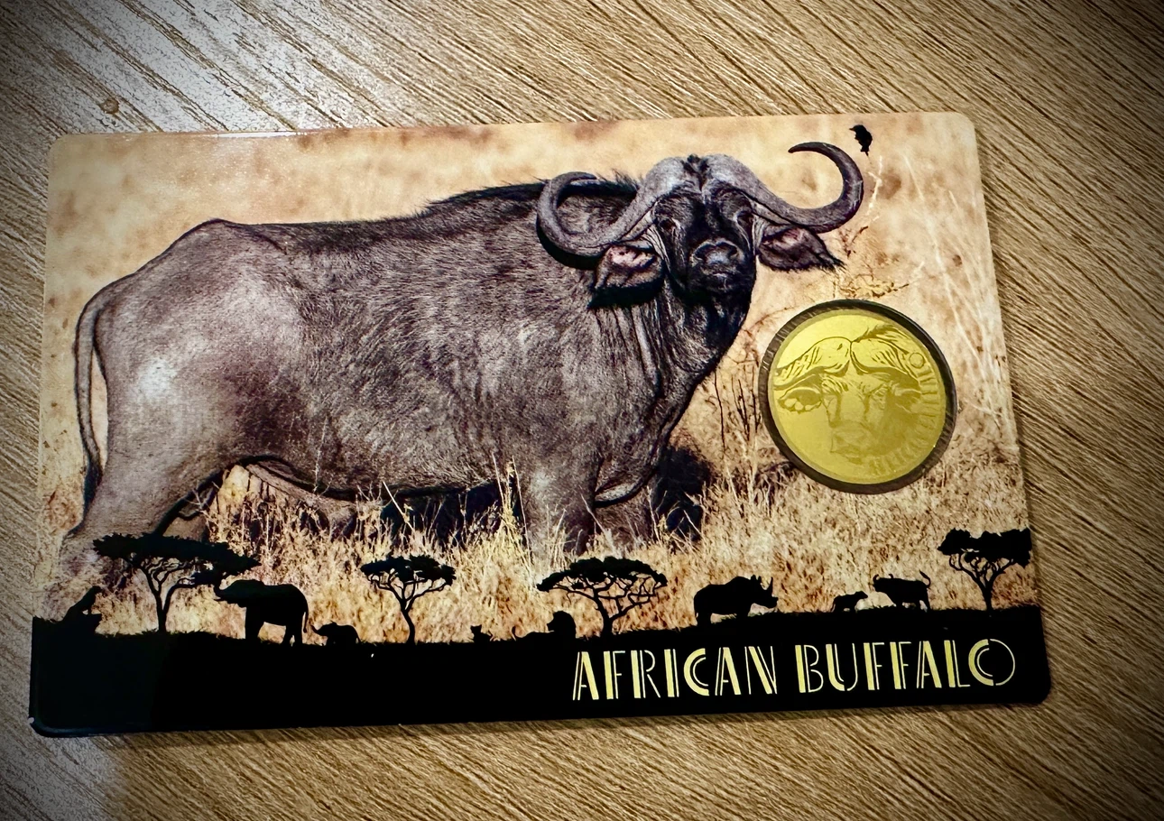 999 African Buffalo Gold Coin 🐂 - photo 2